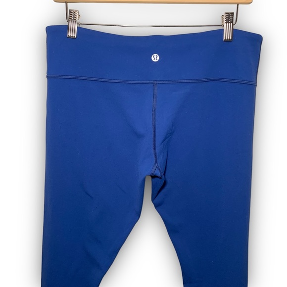 LULULEMON Reversible Wunder Under Pant in Limitless Blue/Black (Size 12) - Picture 11 of 16
